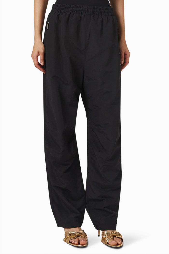

3B Sports Icon Tracksuit Pants in Nylon, Black