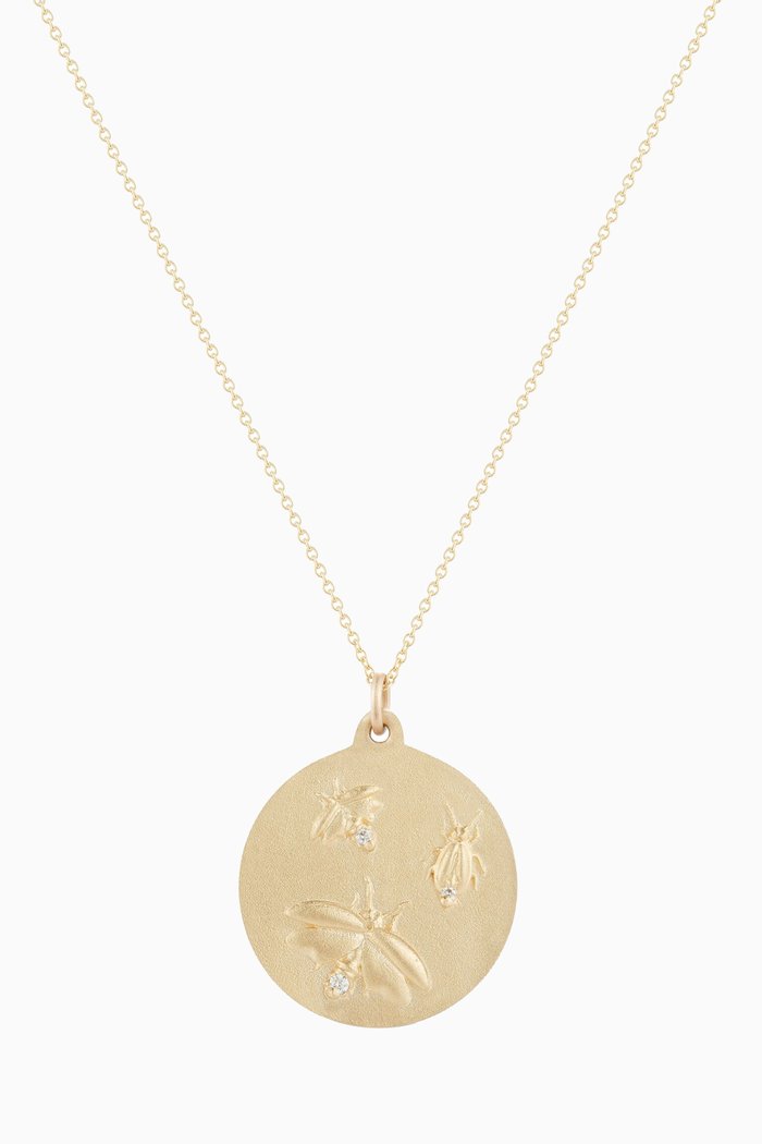 The Firefly Necklace in 10kt Yellow Gold-plated Silver