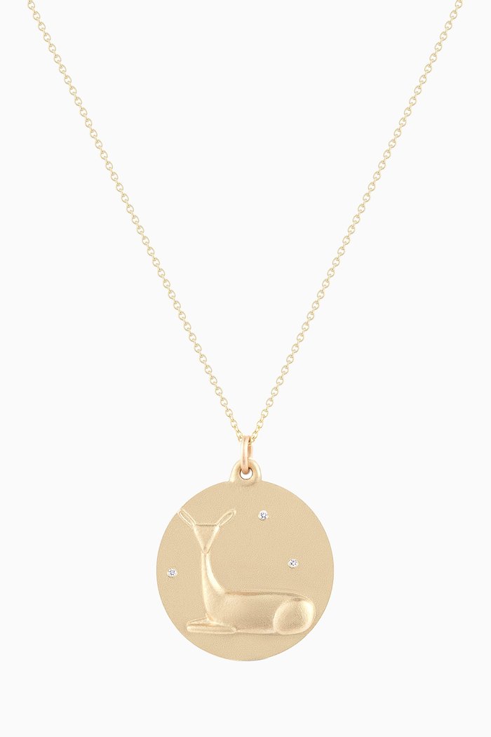 

The Doe Necklace in 10kt Yellow Gold