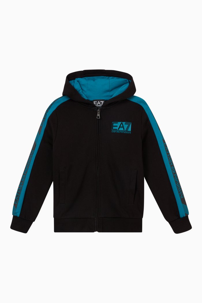 

Logo Hoodie in Cotton, Black