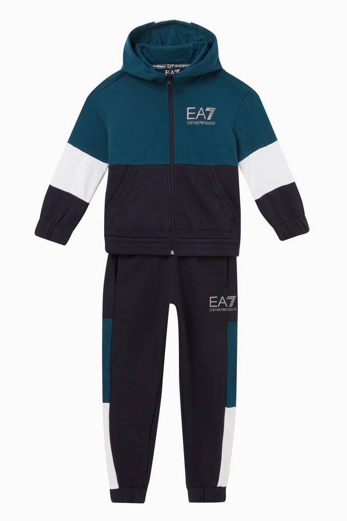 

Logo Tracksuit in Cotton, Blue