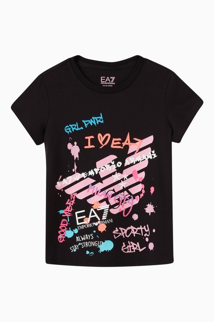 

Logo T-shirt in Cotton, Black