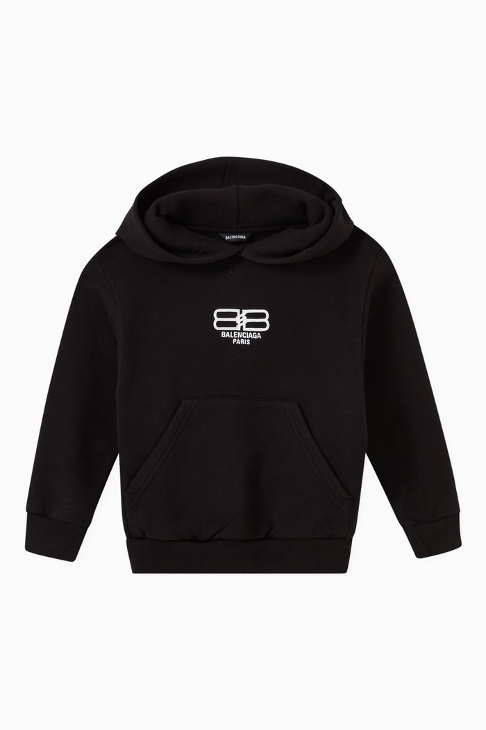 

BB Paris Icon Hoodie in Cotton Terry, Black