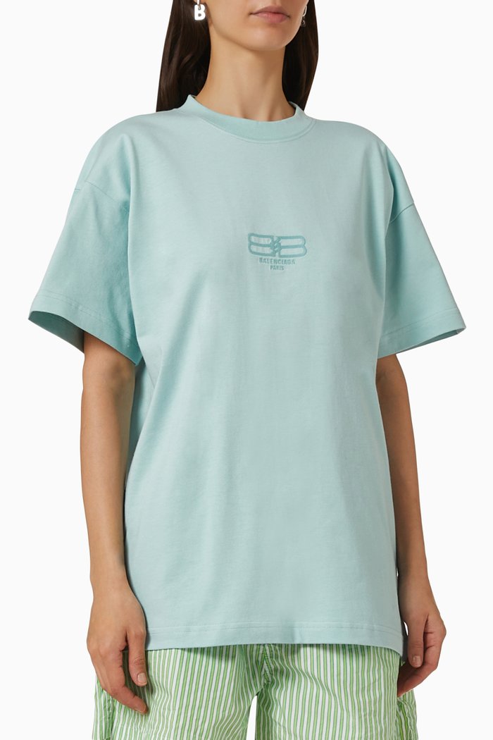 

BB Paris Icon T-shirt in Vintage Jersey, Green