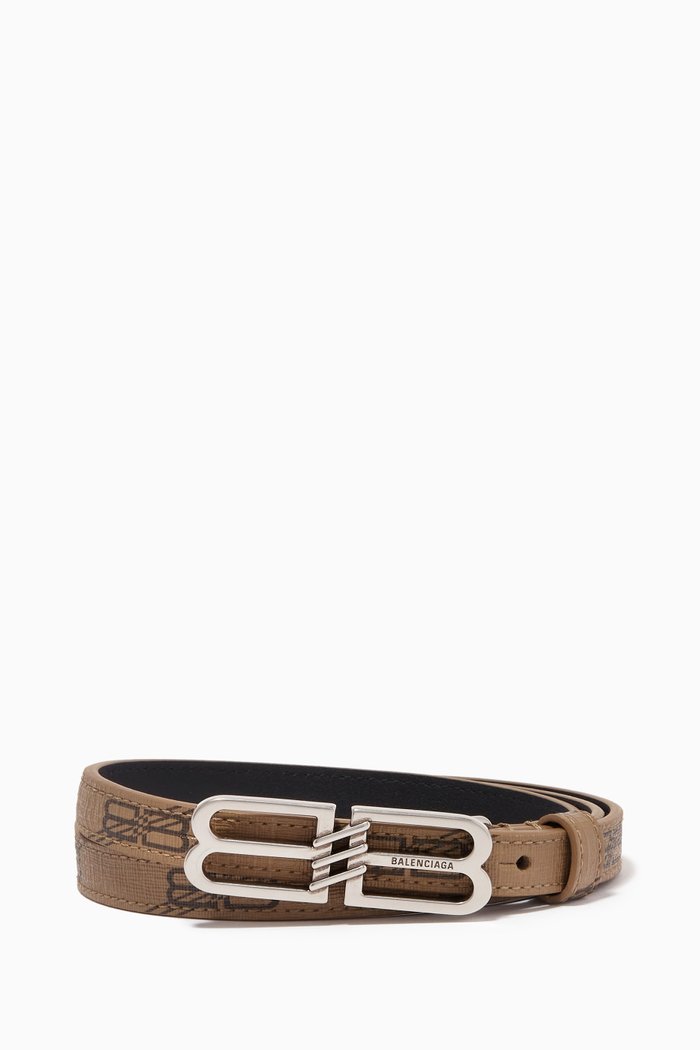 

BB Signature Belt in BB Monogram Canvas, Neutral