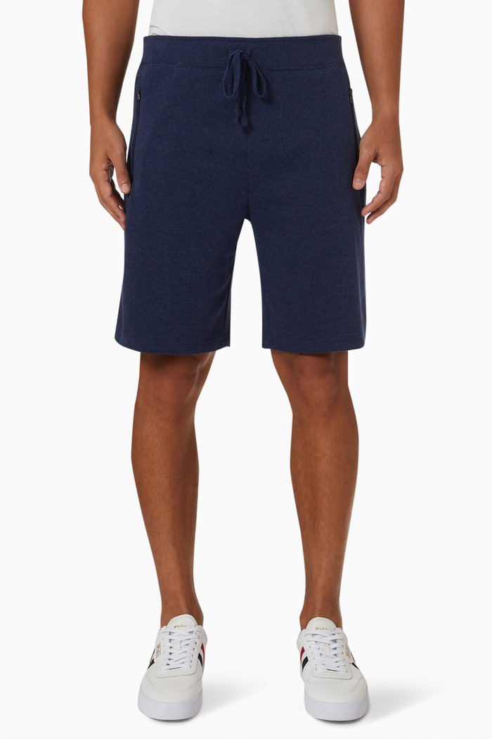 

Athletic Shorts in Cotton, Blue
