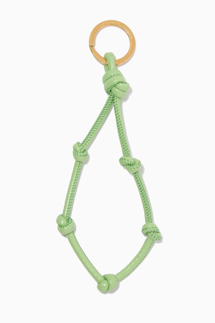 

Key Ring in Nappa, Green