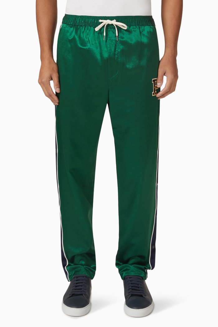 

Track Pants in Satin, Green