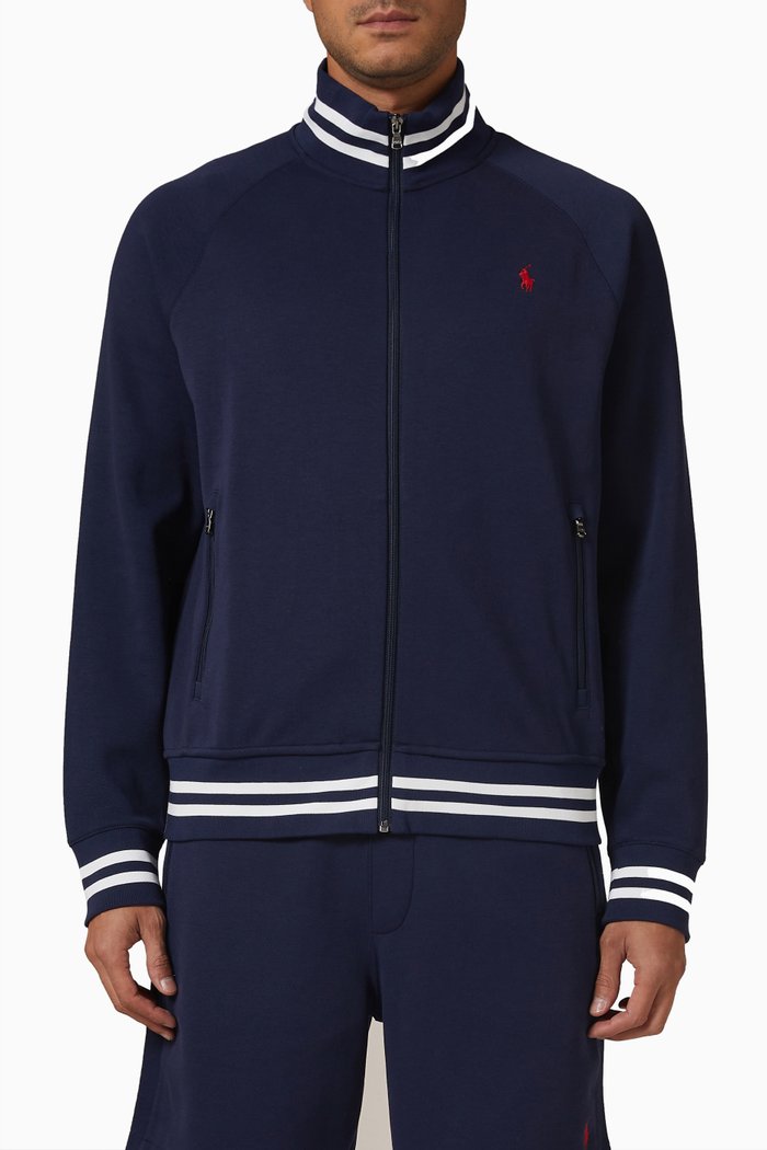 

Sweatshirt in Cotton Jersey, Blue