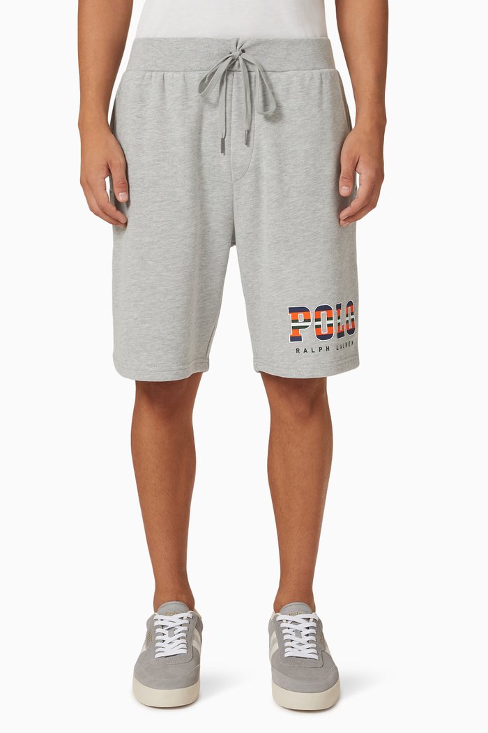 

Athletic Shorts in Fleece, Grey