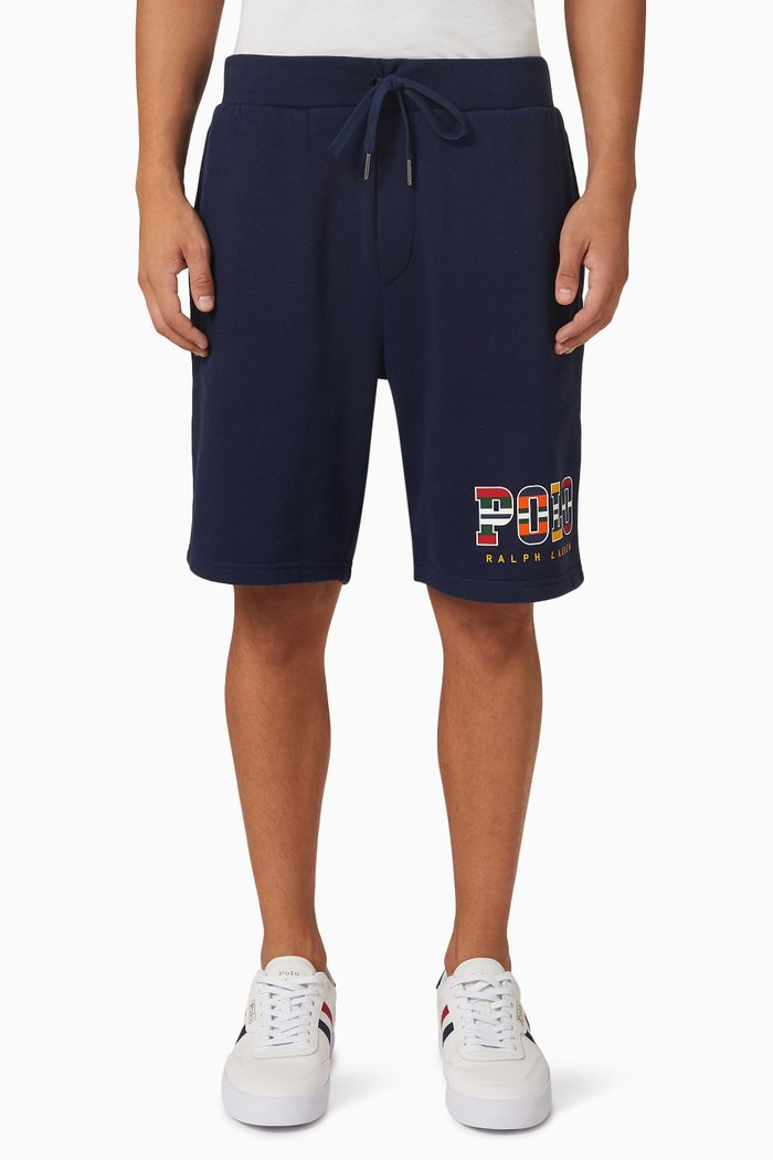 

Athletic Shorts in Fleece, Blue