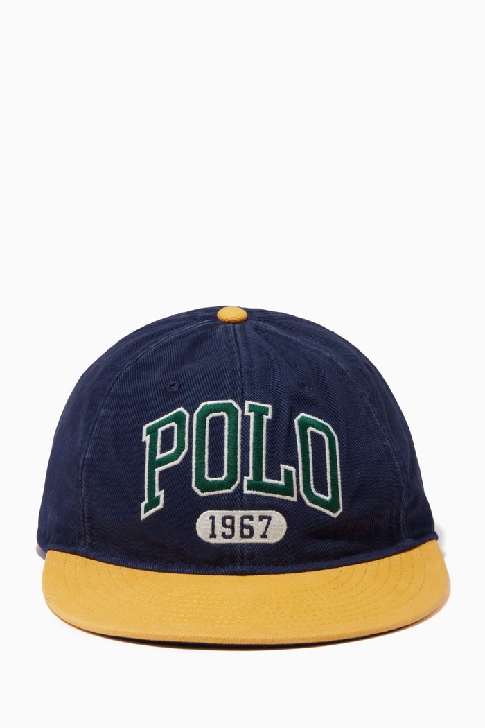 

Polo Logo Cap in Denim, Blue