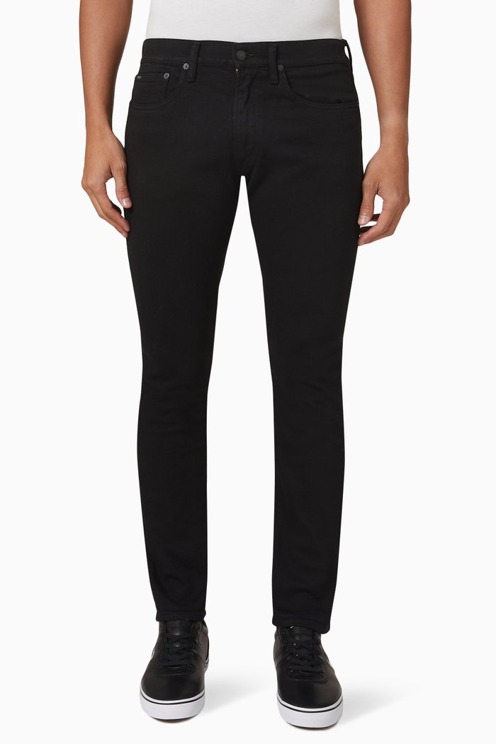 

Slim Fit Jeans in Denim, Black