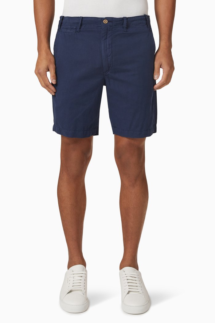 

Shorts in Linen & Cotton, Blue
