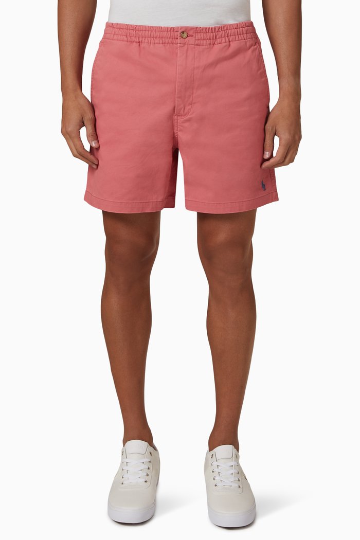 

Shorts in Stretch Twill, Red