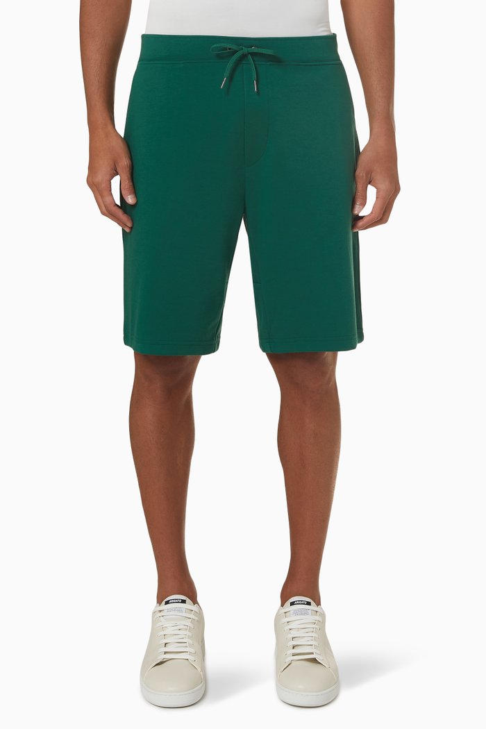

Jogging Shorts in Double Knit, Green