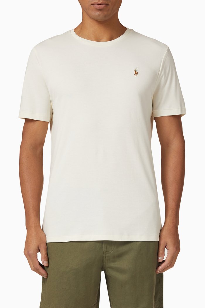 

Logo T-shirt in Cotton Jersey, Neutral