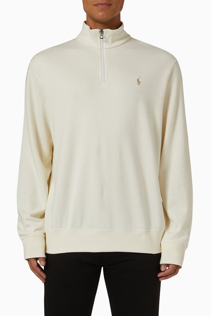 

Logo Sweatshirt in Cotton, Neutral