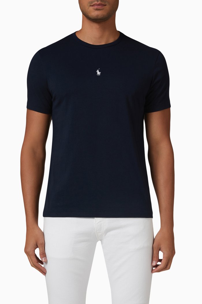 

Logo T-shirt in Cotton Jersey, Blue