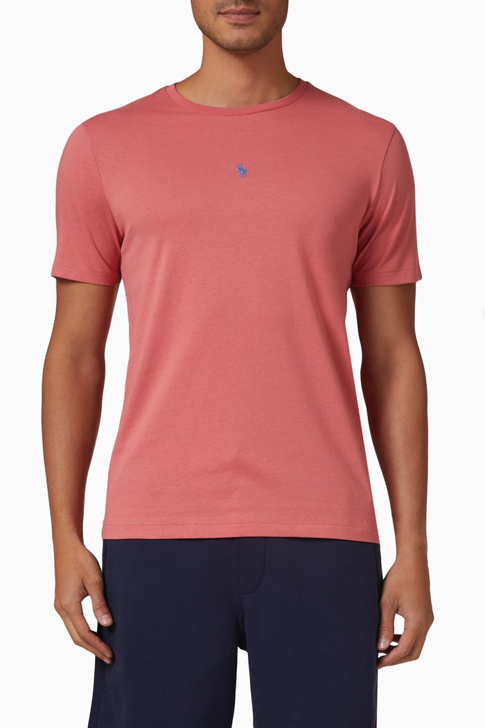 T-shirt in Cotton Jersey, Red