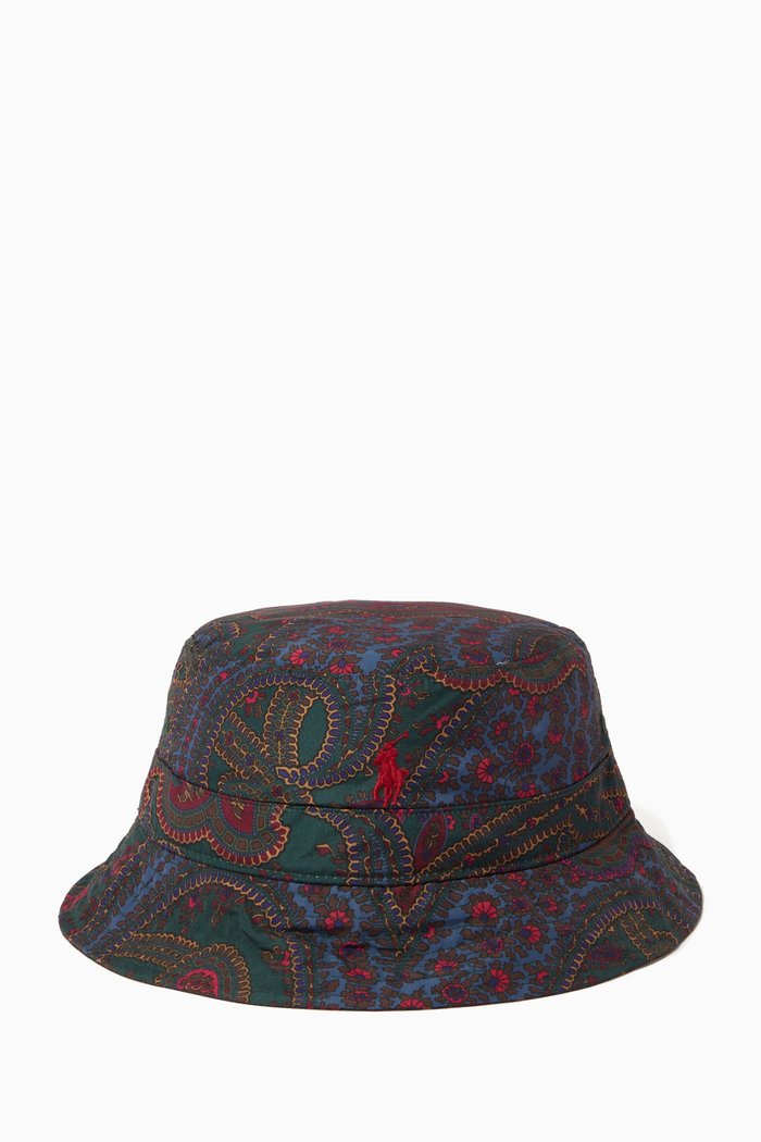 

Bucket Hat in Cotton, Black