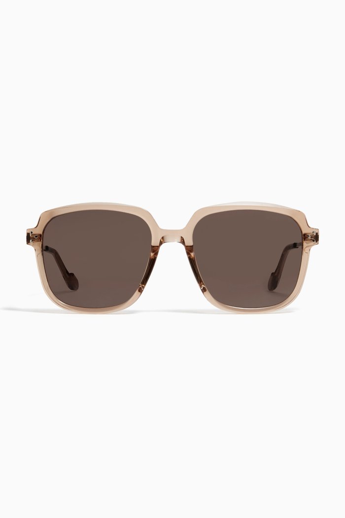 

Millie BRC1 Sunglasses in Acetate & Metal, Brown