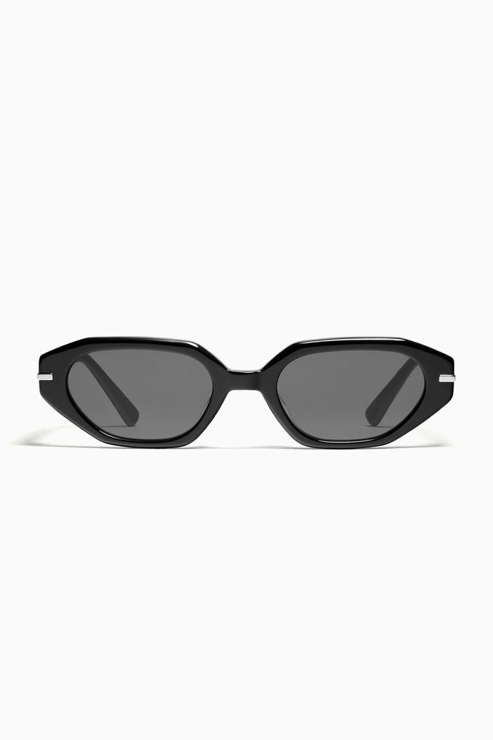 

Corsica 01 Sunglasses in Acetate, Black