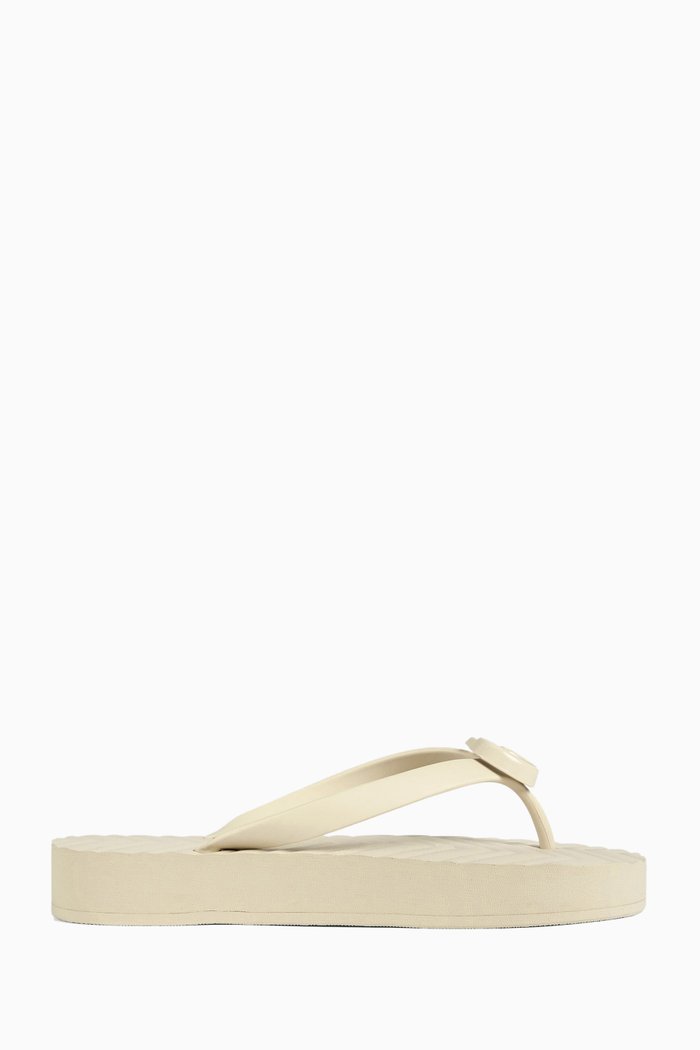 

Pascar Slides in Rubber, White