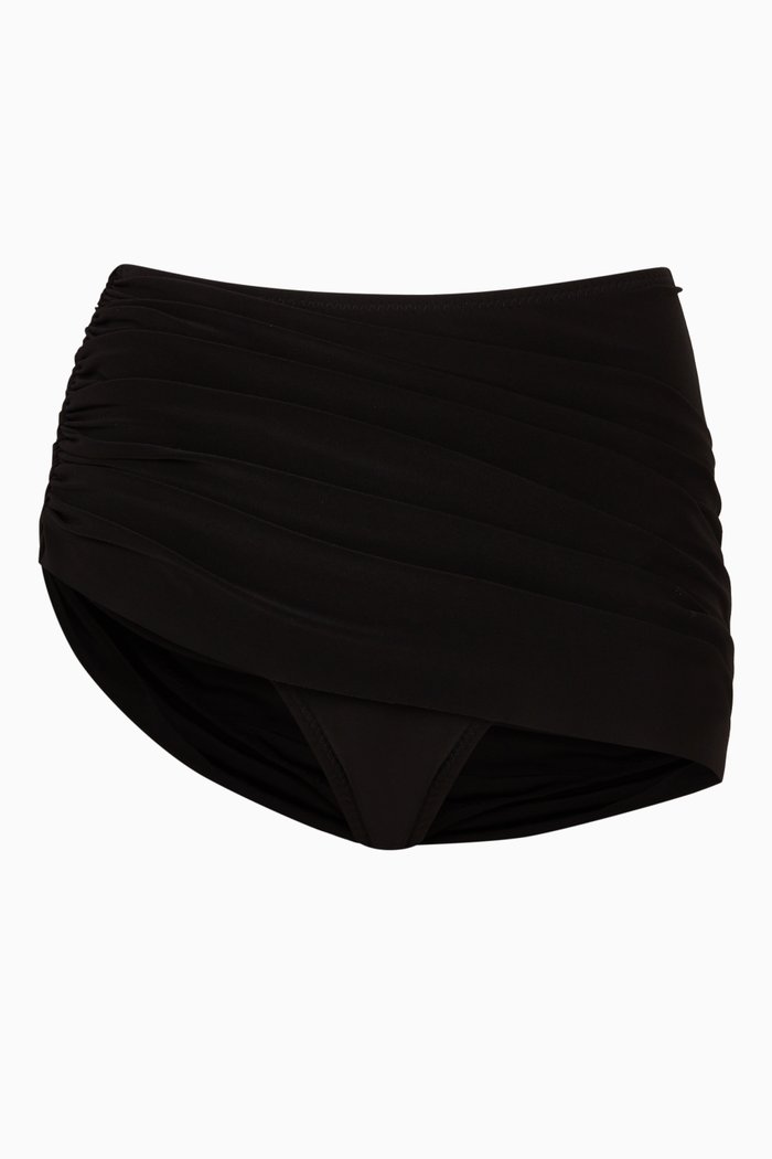 

Diana Bikini Bottoms in Poly Lycra, Black