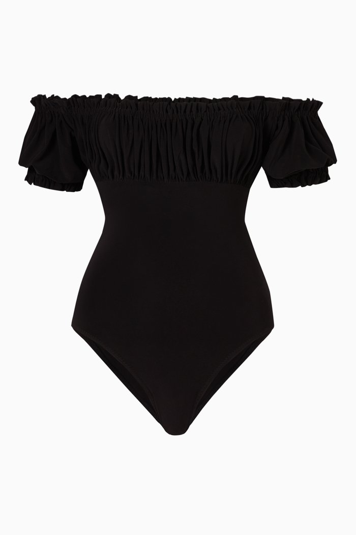 

Empire Jose Mio Swimsuit in Poly Lycra, Black