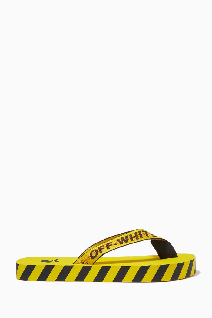 Industrial Flip Flops in Rubber, Yellow
