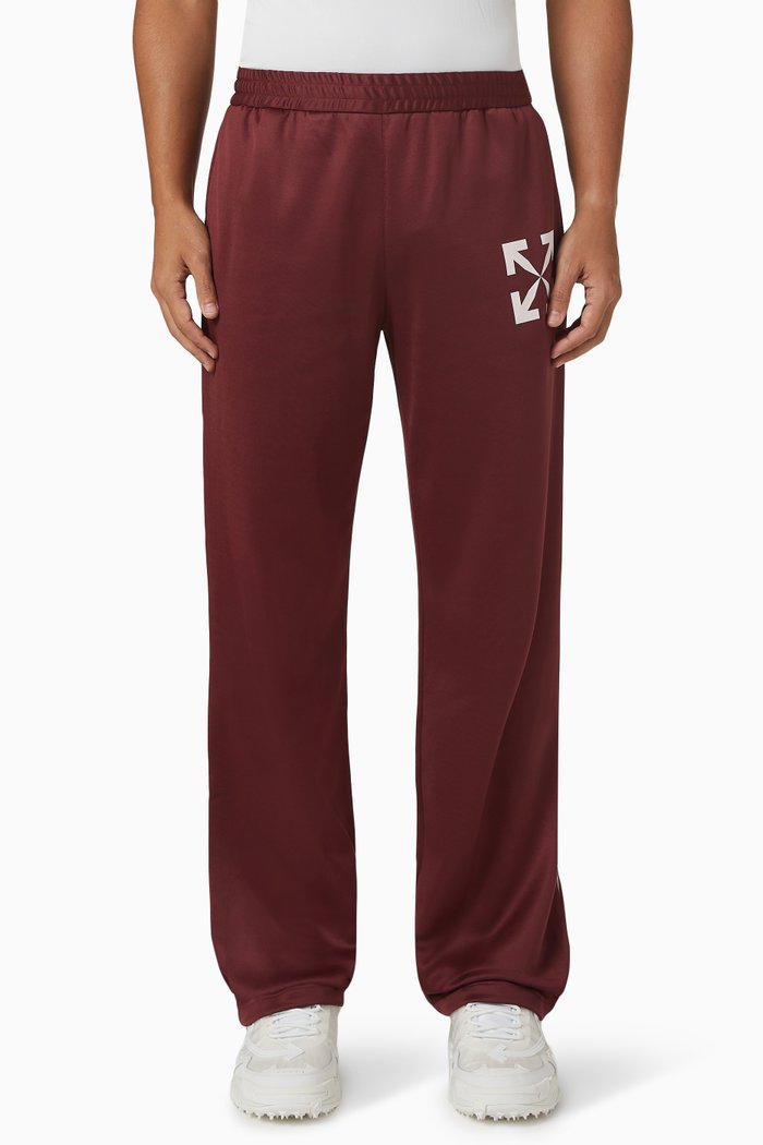 

Single Arrow Track pants in Recycled Nylon, Brown