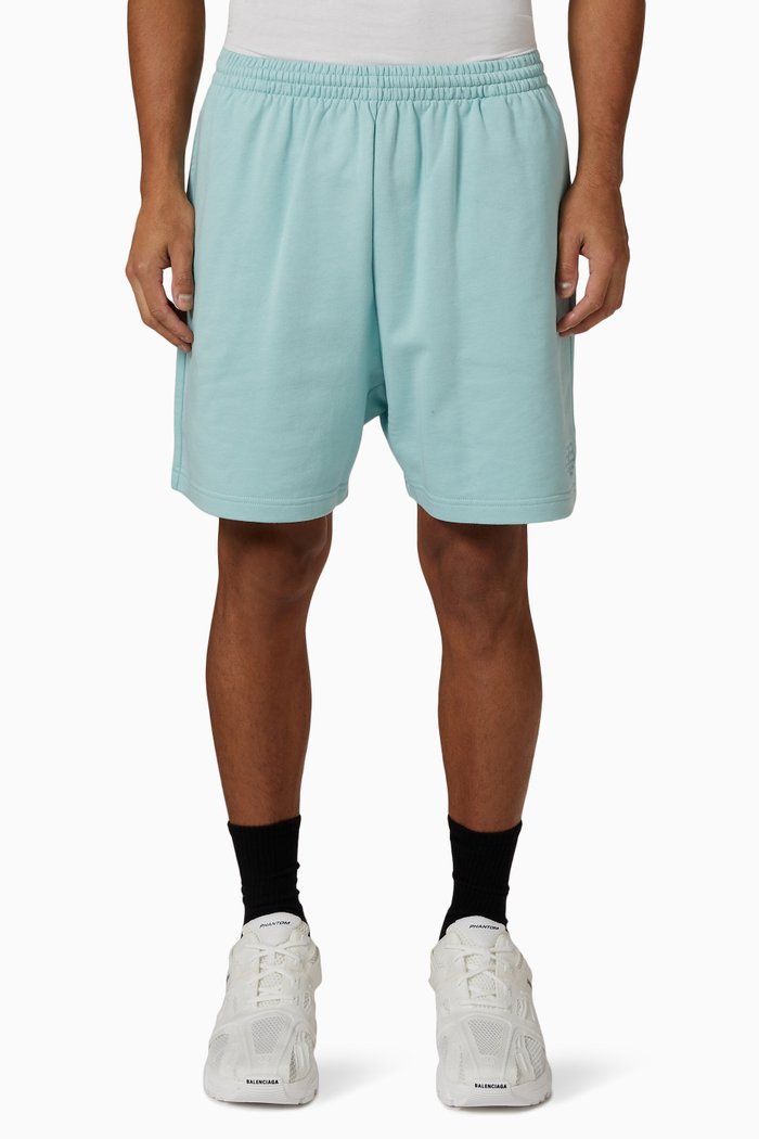 

Sweatshorts in Organic Cotton Fleece, Green