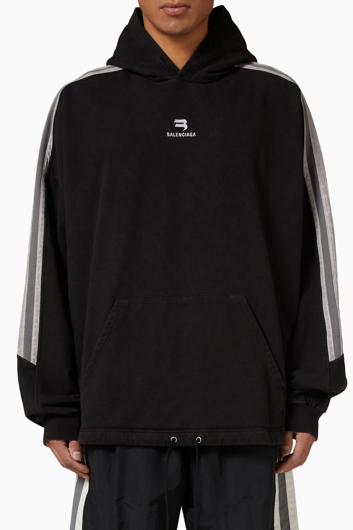 

Logo Hoodie in Fleece, Black