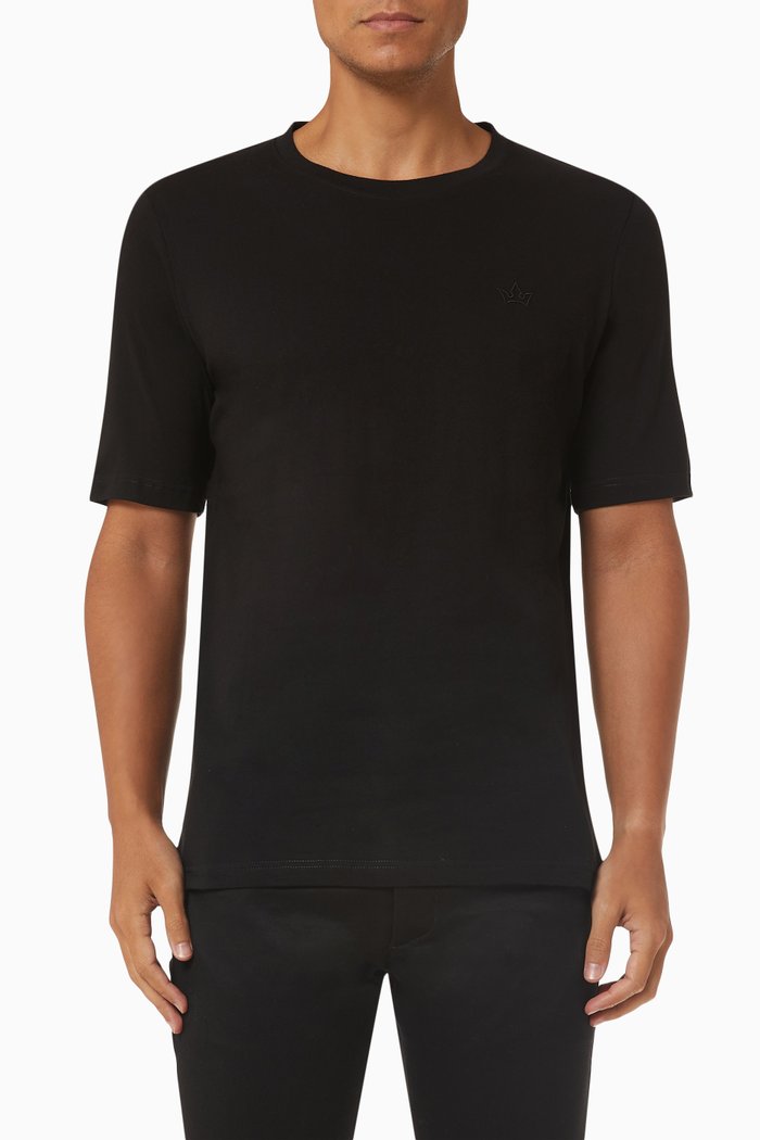 

Como T-shirt in Cotton, Black