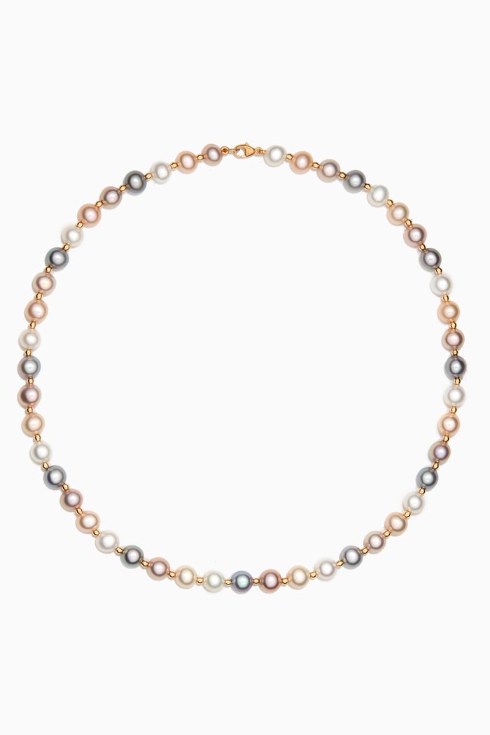 

Kiku Freshwater Pearl Necklace in 18kt Yellow Gold