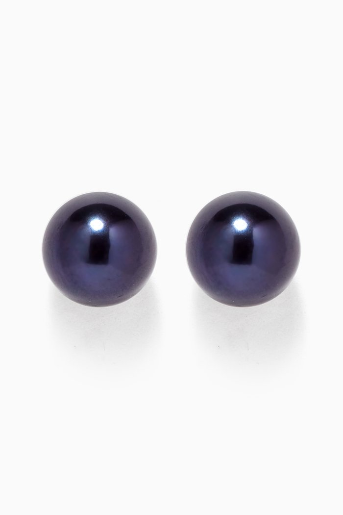 

Kiku Freshwater Pearl Earrings in 18kt Yellow Gold