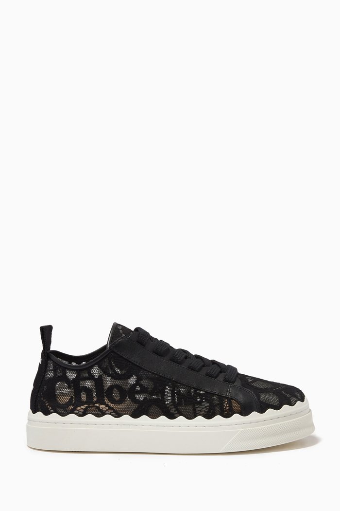 

Lauren Sneakers in Lace, Black