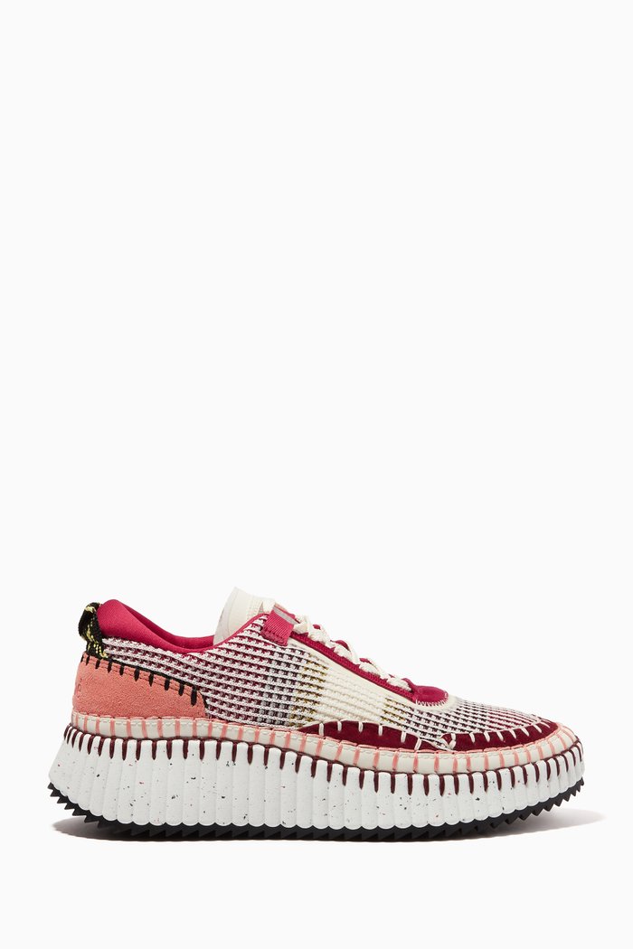 

Nama Sneaker in Lower-Impact Mesh, Burgundy