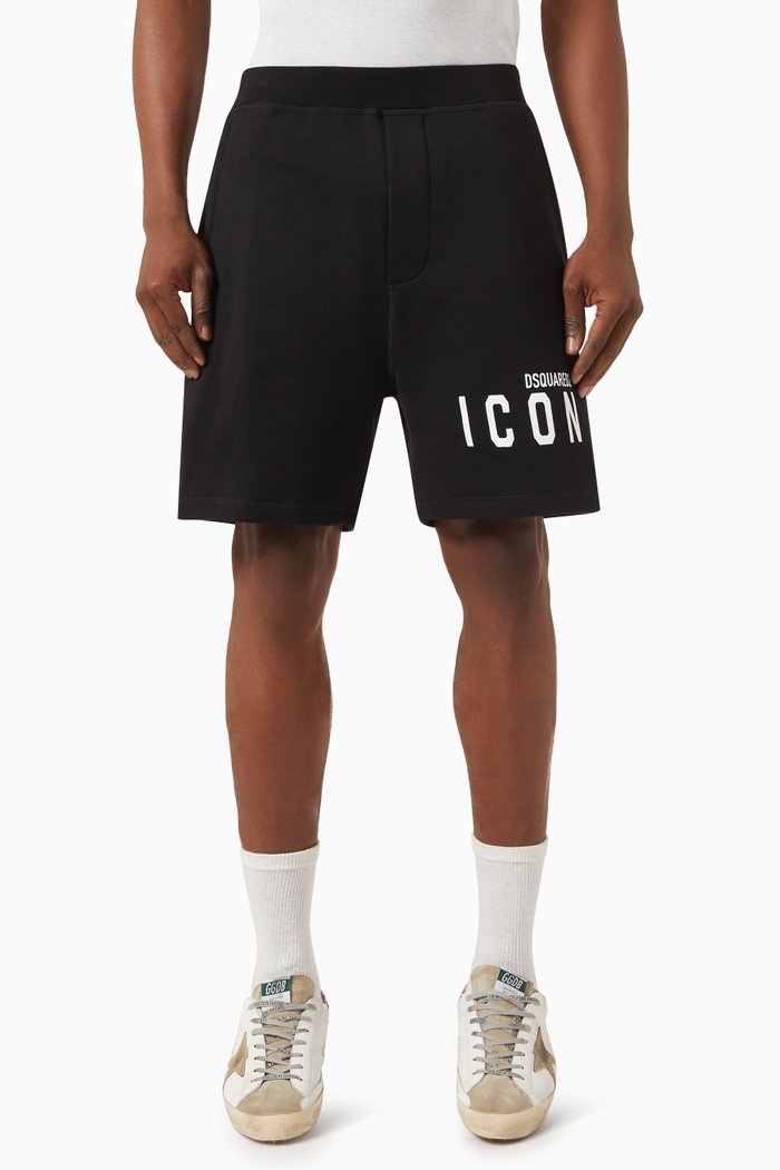 

Icon Relax Sweatshorts in Cotton-fleece, Black