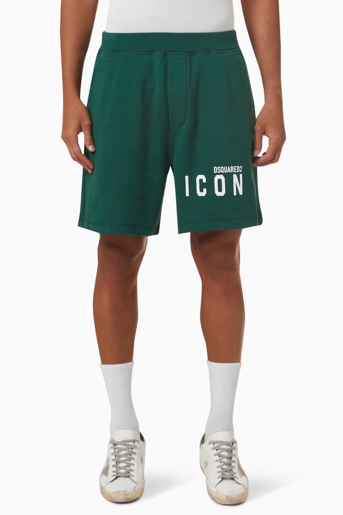 

Icon Relax Sweatshorts in Cotton-fleece, Green