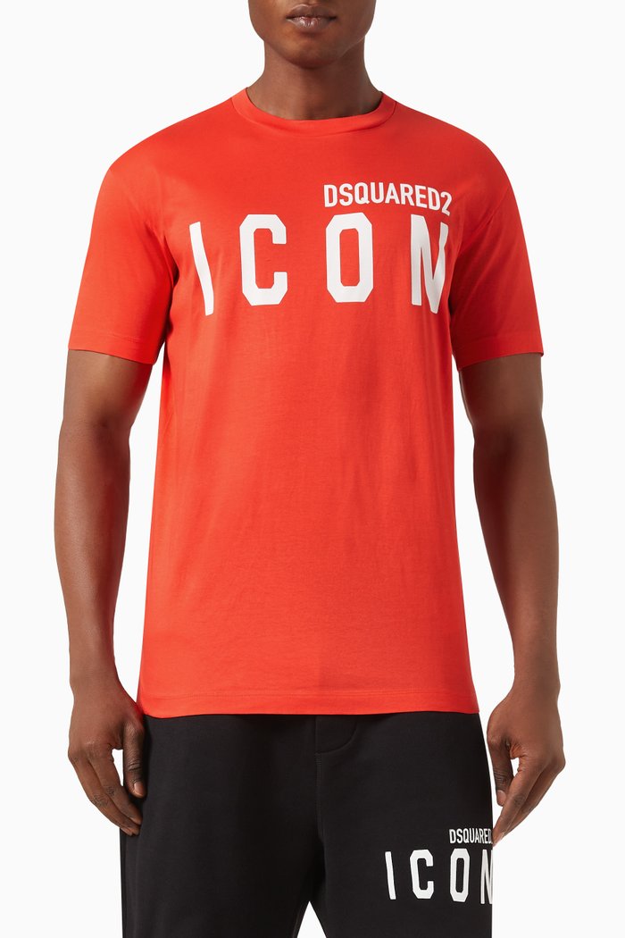 

Icon Cool T-shirt in Cotton-jersey, Orange