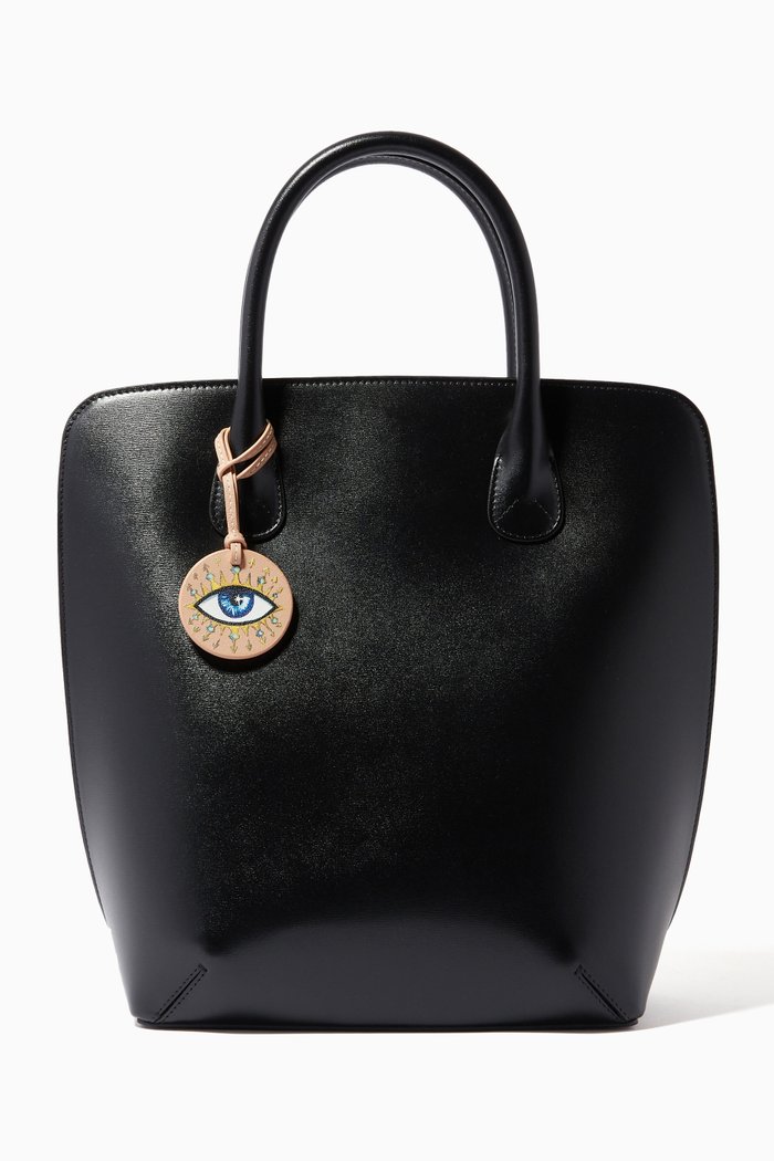 

Eye Am Protection Charm in Leather, Neutral