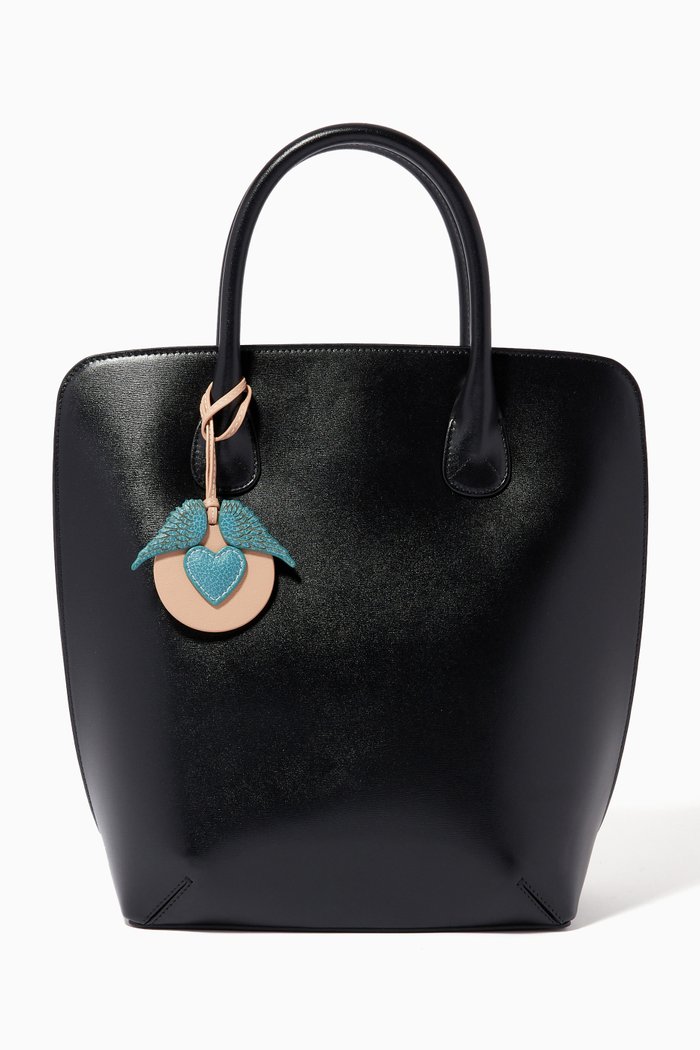 

Me 2 You Winged Heart Charm in Leather, Neutral
