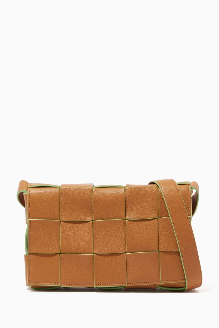 

Cassette Bag in Intrecciato Nappa, Brown