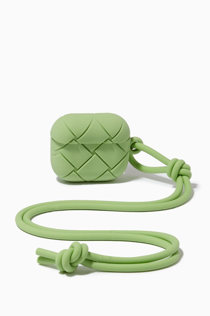 

AirPods 3rd Generation in Intreccio Rubber Silicone, Green