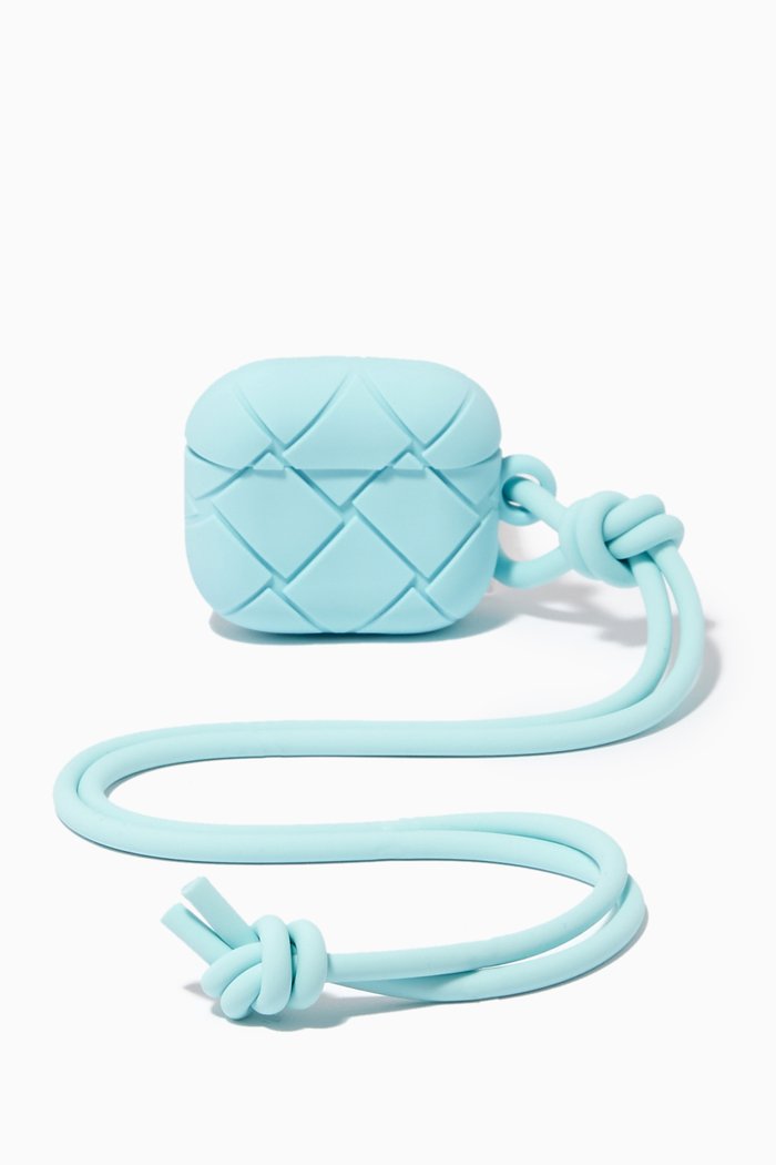 

AirPods 3rd Generation in Intreccio Rubber Silicone, Blue