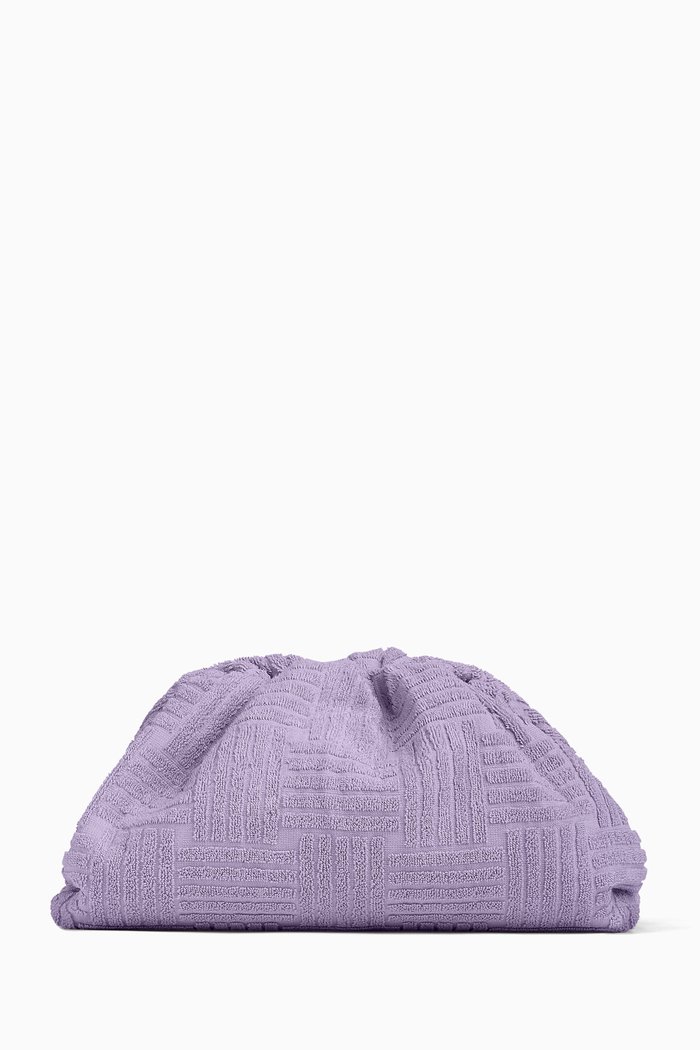 

Pouch in Cotton Sponge, Purple