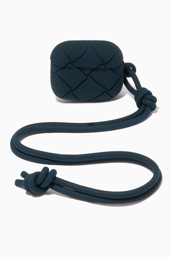 

AirPods 3rd Generation in Intreccio Rubber Silicone, Blue