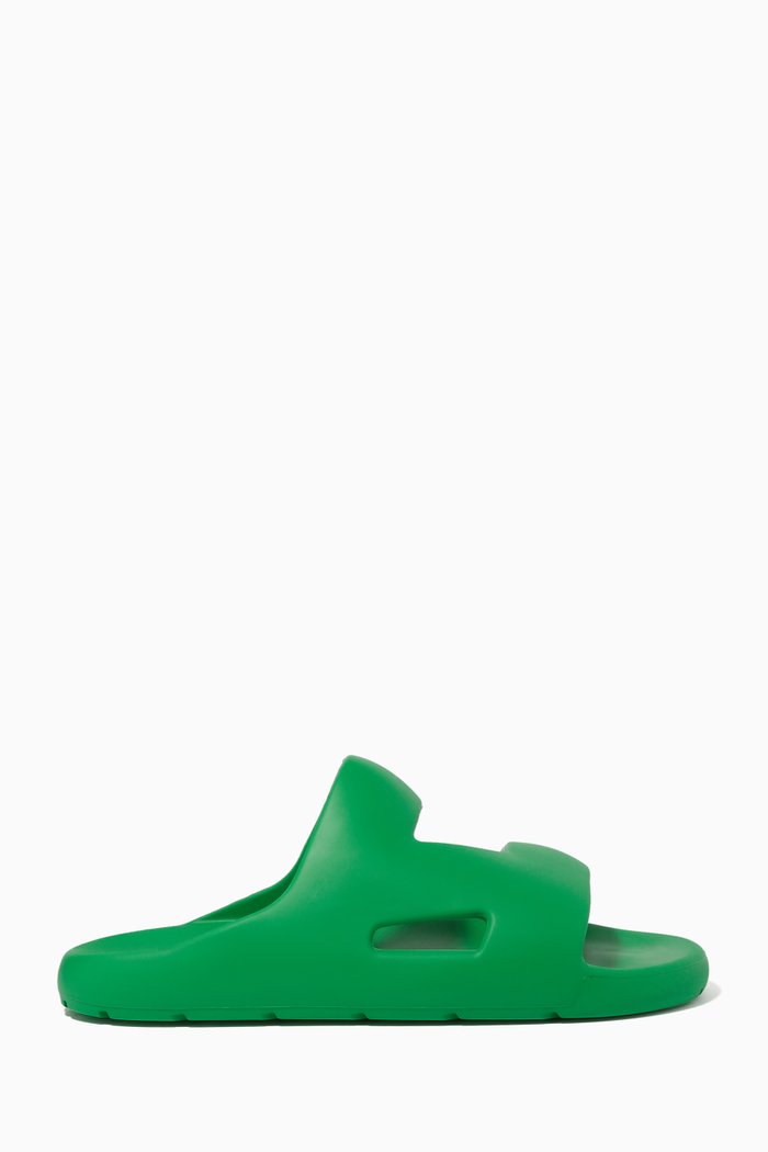

Band Slides in Rubber, Green
